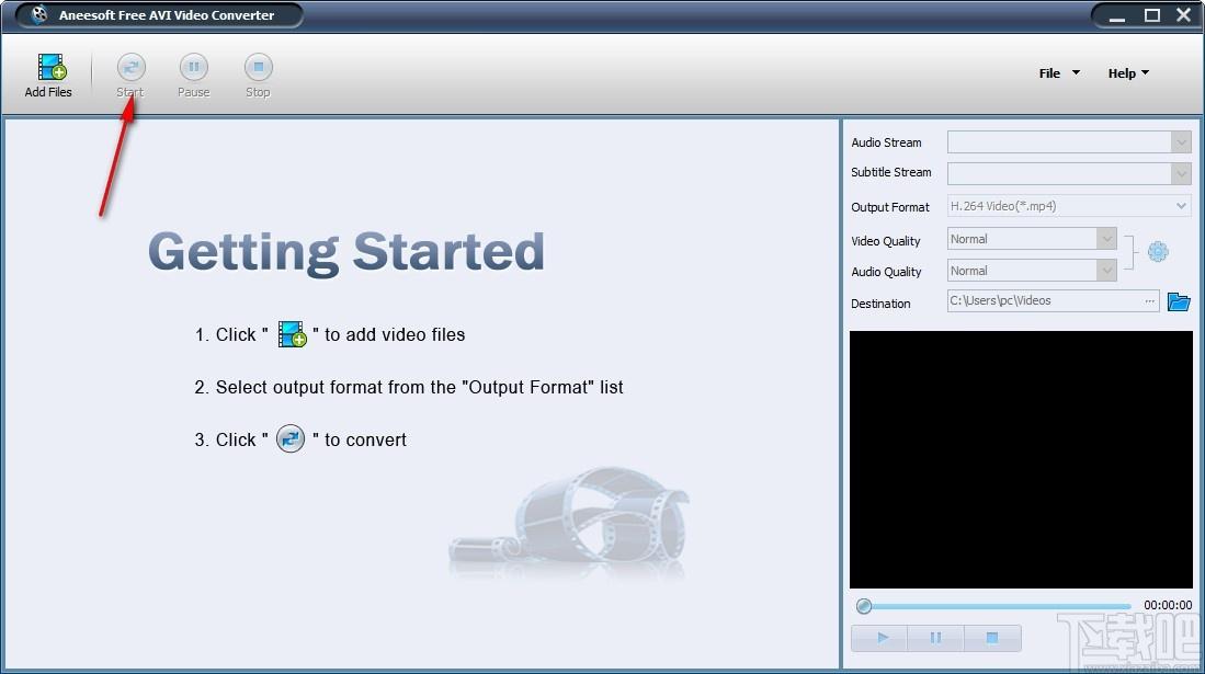 Free AVI Video Converter下载,AVl视频文件格式转换软件,视频转换