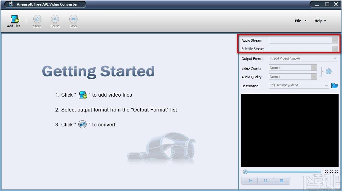 Free AVI Video Converter下载,AVl视频文件格式转换软件,视频转换