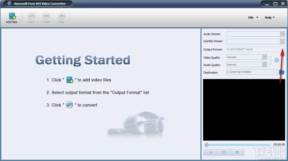 Free AVI Video Converter下载,AVl视频文件格式转换软件,视频转换