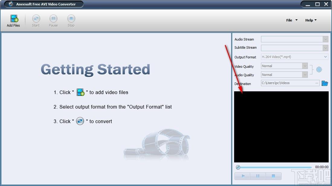 Free AVI Video Converter下载,AVl视频文件格式转换软件,视频转换