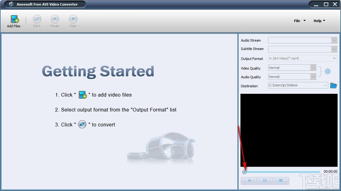 Free AVI Video Converter下载,AVl视频文件格式转换软件,视频转换