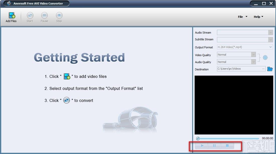 Free AVI Video Converter下载,AVl视频文件格式转换软件,视频转换