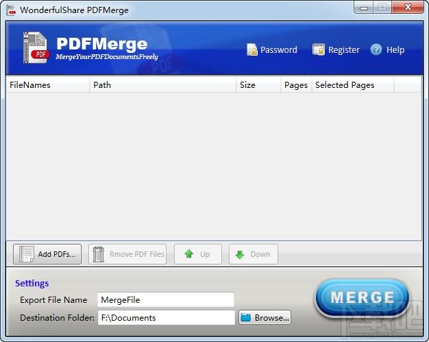WonderfulShare PDF Merge,PDF Merge,pdf合并工具,pdf合并软件