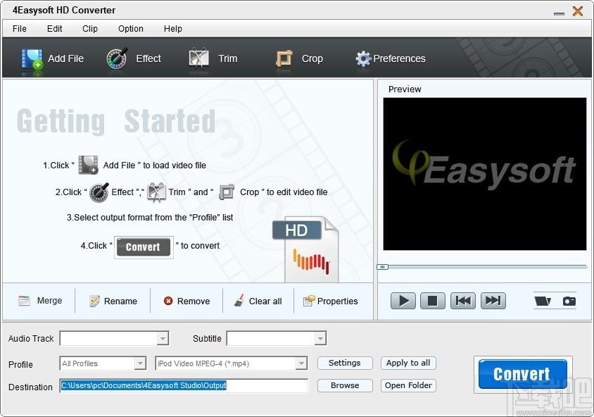 4Easysoft HD Converter下载,高清视频转换器,视频转换