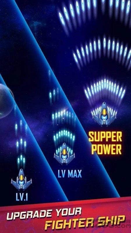风翼射击无限金币版下载,风翼射击,星际游戏,太空游戏